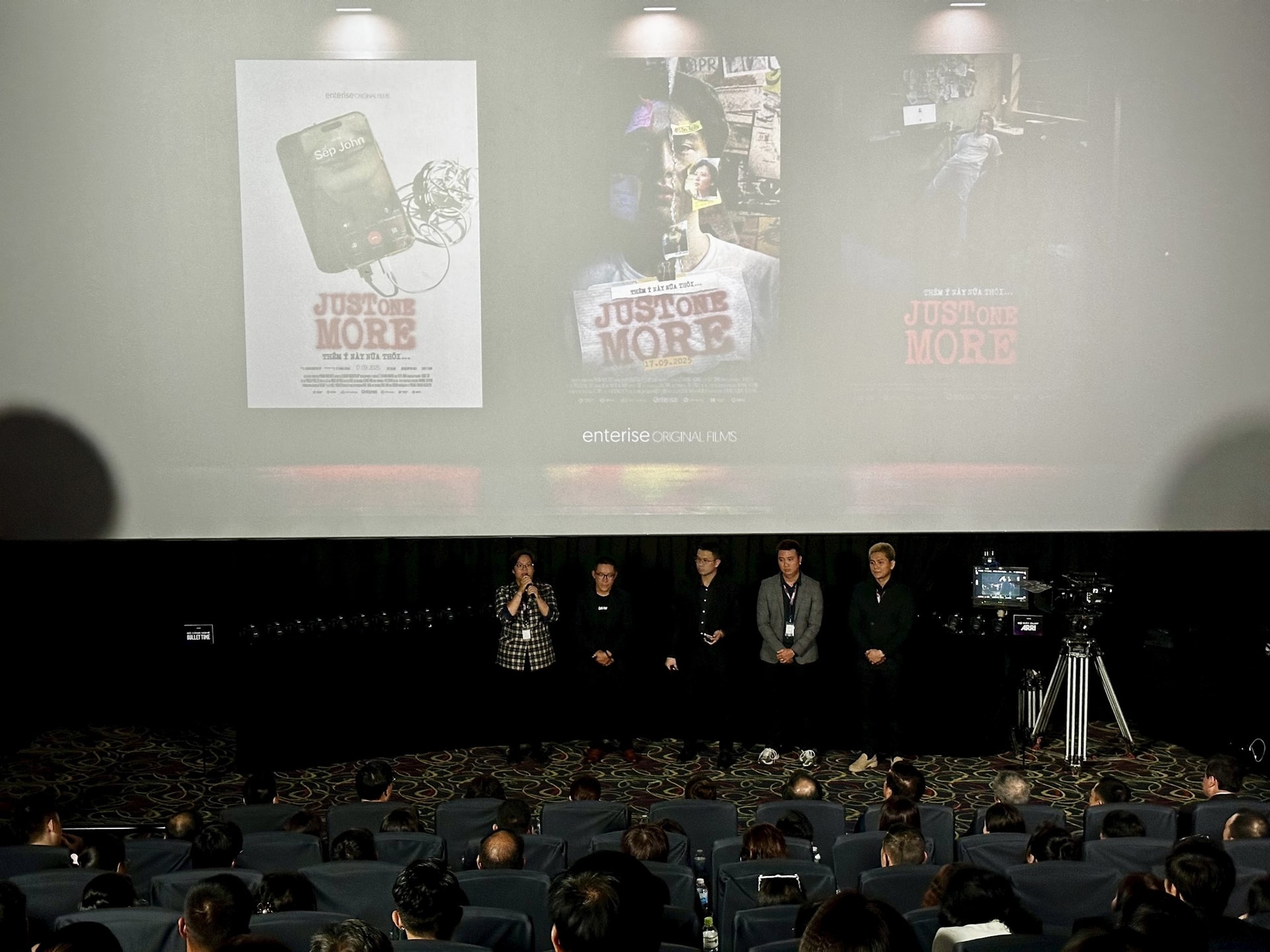 Lễ công bố phát triển dự án ứng dụng nền tảng giải trí Enterise, nền tảng giải trí số được kỳ vọng tiên phong trong việc đưa văn hóa Việt Nam vươn tầm thế giới thông qua điện ảnh và nội dung số, Đà Nẵng, 17/9/2025. Ảnh: TTXVN