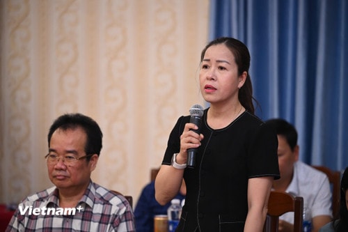 Bà Nguyễn Thị Phương Mai - Phó giám đốc Sở Khoa học và Công nghệ Gia Lai. (Ảnh: Minh Sơn/Vietnam+)