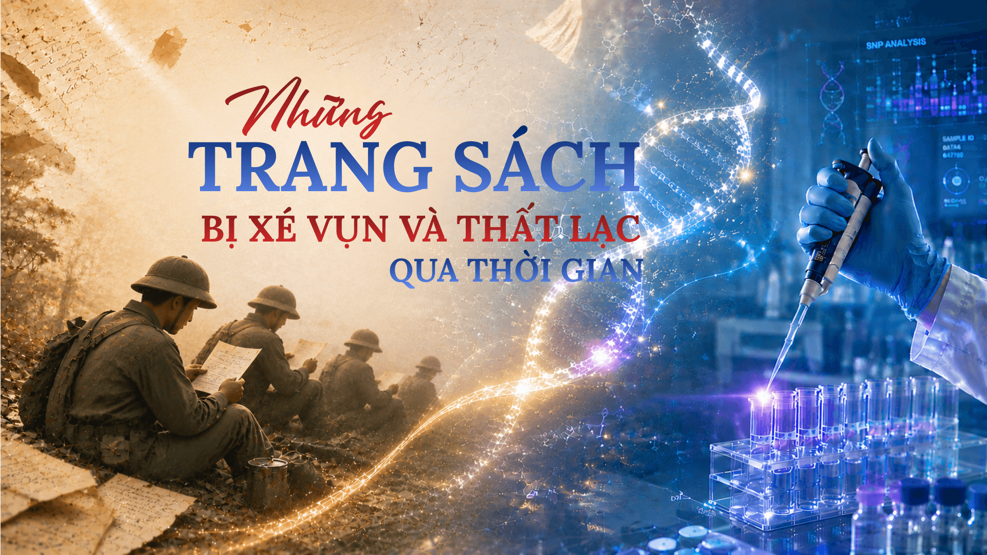 Những trang sách bị xé vụn và thất lạc qua thời gian