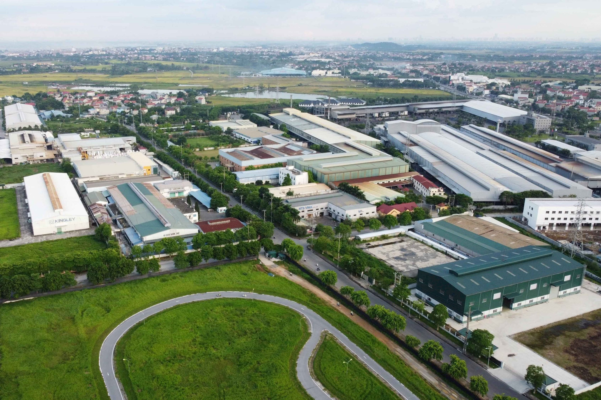 Parque industrial de Binh Xuyen, provincia de Phu Tho. (Foto: VNA)