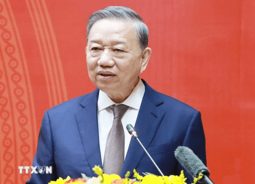 El secretario general del Partido Comunista y presidente de Vietnam, To Lam. Foto: VNA