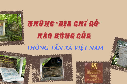 Những "địa chỉ đỏ" hào hùng của Thông tấn xã Việt Nam