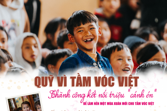 Quỹ Vì Tầm Vóc Việt: Thành công kết nối triệu "cánh én" để làm nên một mùa xuân mới cho tầm vóc Việt