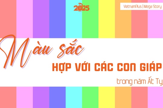 Màu sắc hợp với các con giáp trong năm Ất Tỵ