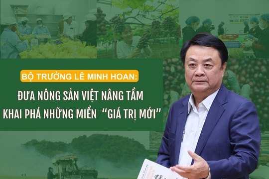 Bộ trưởng Lê Minh Hoan: Đưa nông sản Việt vươn tầm, khai phá những “miền giá trị mới”