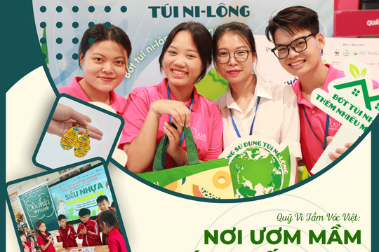 Nơi “ươm mầm” sáng kiến xanh, “tiếp sức” hành động vì môi trường