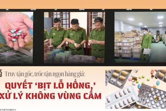 Bài 5: Truy tận gốc, trốc tận ngọn hàng giả: Quyết ‘bịt lỗ hổng,’ xử lý không vùng cấm