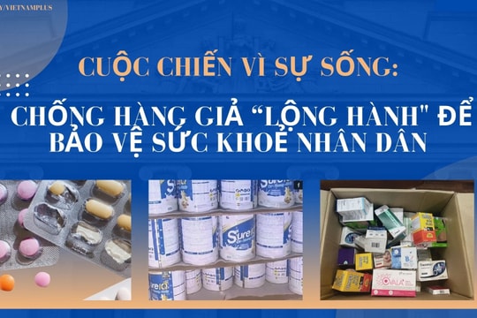 Cuộc chiến vì sự sống: Chống hàng giả “lộng hành” để bảo vệ sức khỏe Nhân dân