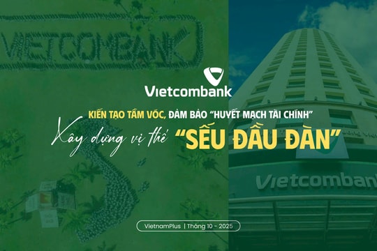 Vietcombank xây dựng vị thế “Sếu đầu đàn”