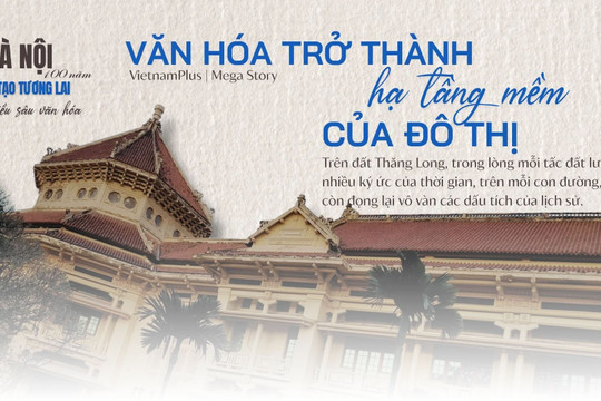 Văn hóa trở thành hạ tầng mềm của đô thị