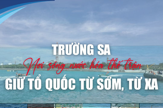 Trường Sa: Nơi sóng nước hóa thế trận, giữ Tổ quốc từ sớm, từ xa