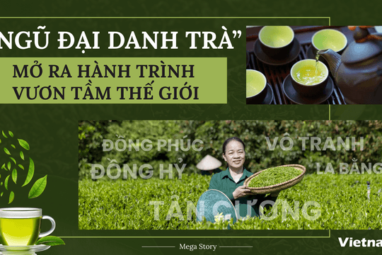 “Ngũ đại danh trà”: Mở ra hành trình vươn tầm thế giới