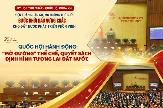 Bài 2: Quốc hội hành động: “Mở đường” thể chế, quyết sách định hình tương lai đất nước